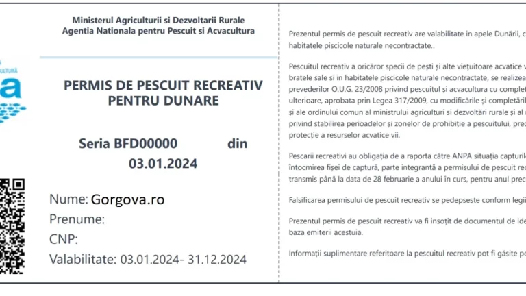 PERMIS PESCUIT ANPA: Sfaturi pentru Pescuit Responsabil