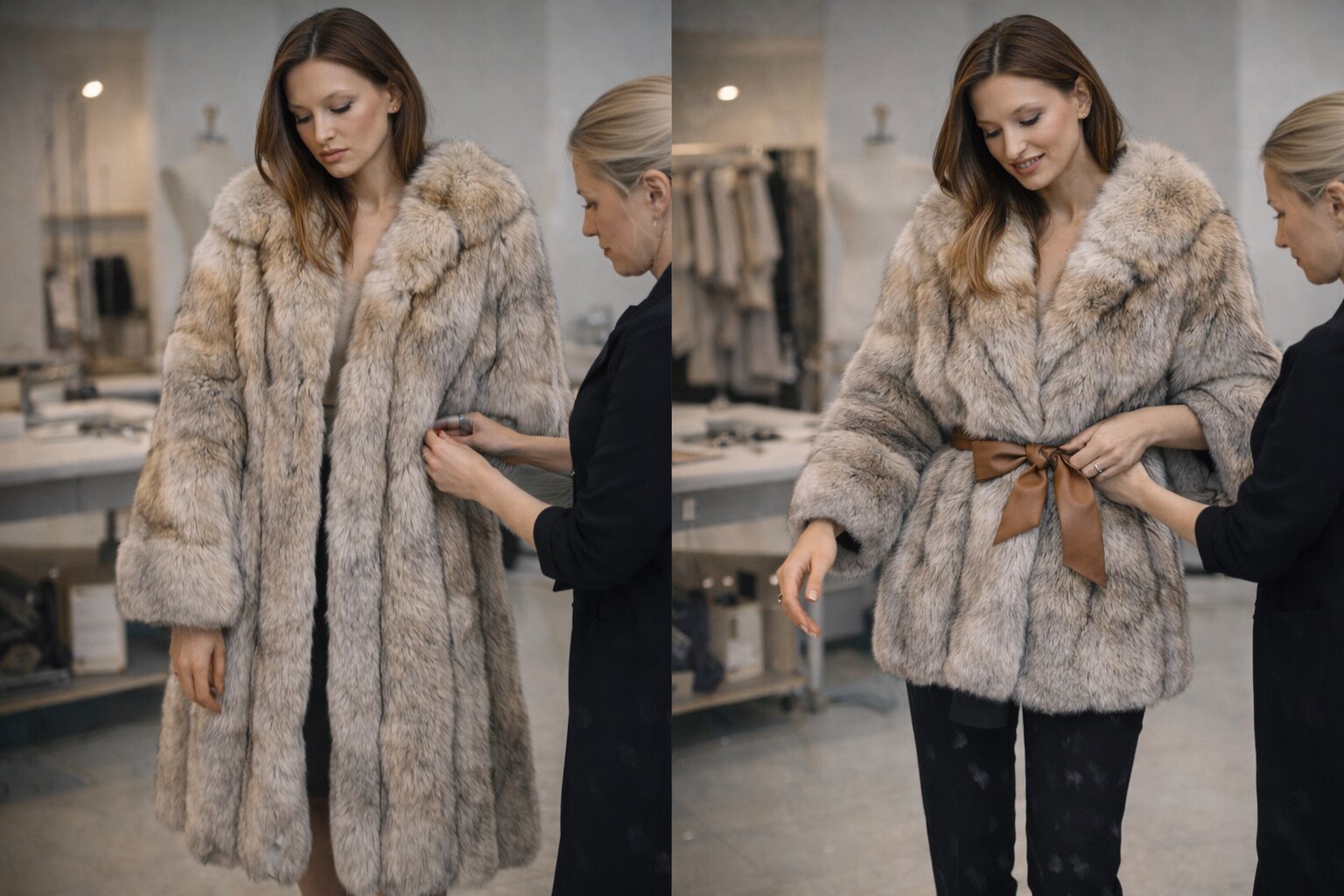 bloggerilaschimb.ro-Sunt haine care nu mai ies din dulap doar pentru că au linia greșită, iar croiala, mâneca și lungimea se pot schimba surprinzător prin restilizarea unei blăni vechi