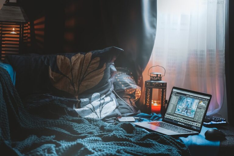 Photo ideal evening at home