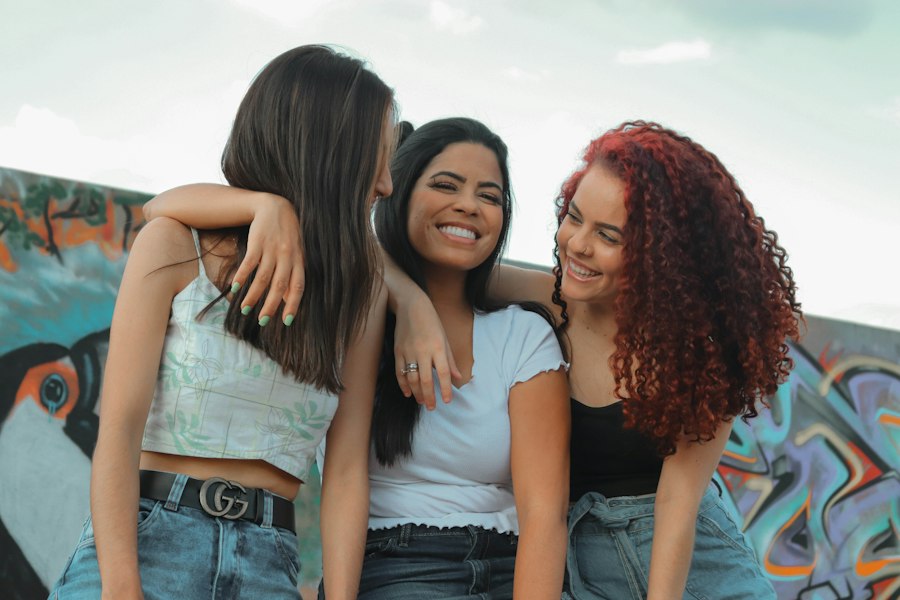 Photo maintaining friendships