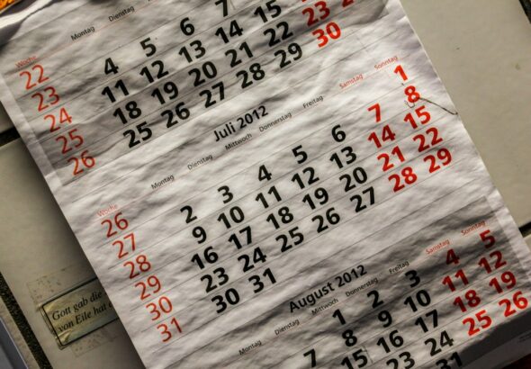 Photo editorial calendar organization tips