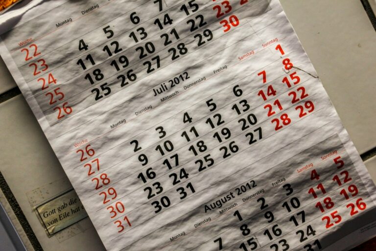 Photo editorial calendar organization tips